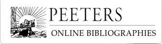 PEETERS ONLINE BIBLIOGRAPHIES